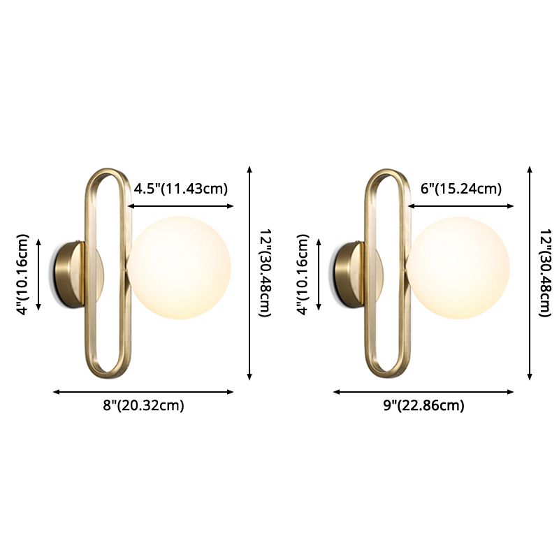 1 application murale de nuance en verre clair de style nordique
