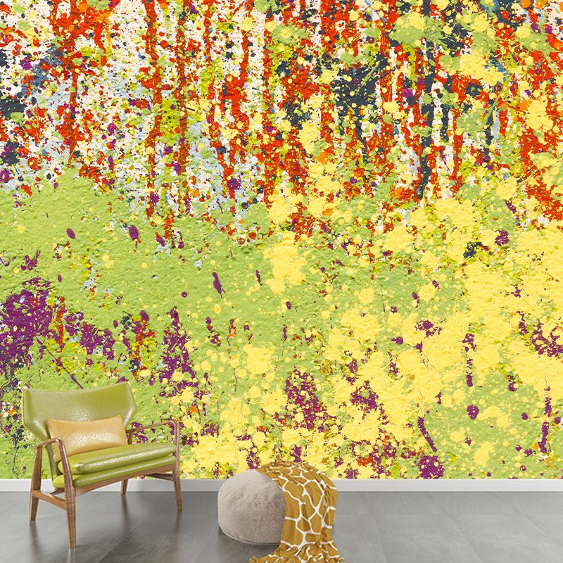 Abstract Illustration Mural Wallpaper Contemporary Living Room Decoration