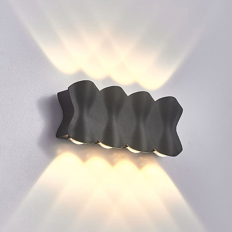 Moderne muur gemonteerd licht aluminium buitenwaterbestendige wandlampen voor tuin