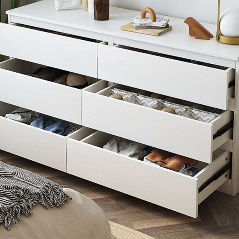 Contemporary Storage Chest Manufactured Wood Dresser , 15.6 Inch W