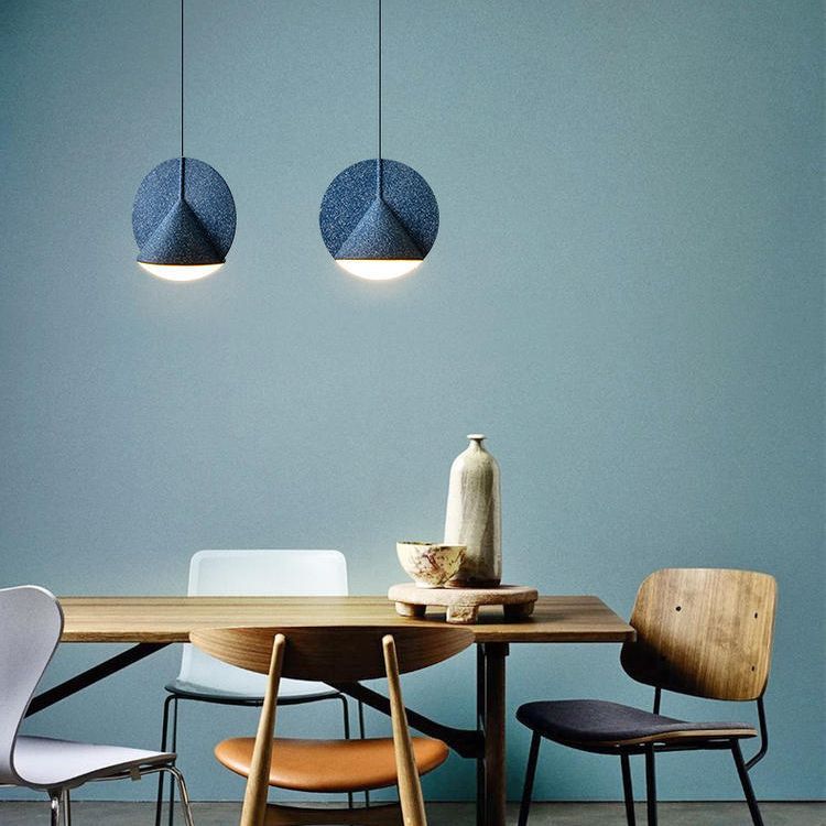 Esszimmerharz hängen Deckenleuchte moderne abgerundete Suspensionsbeleuchtung