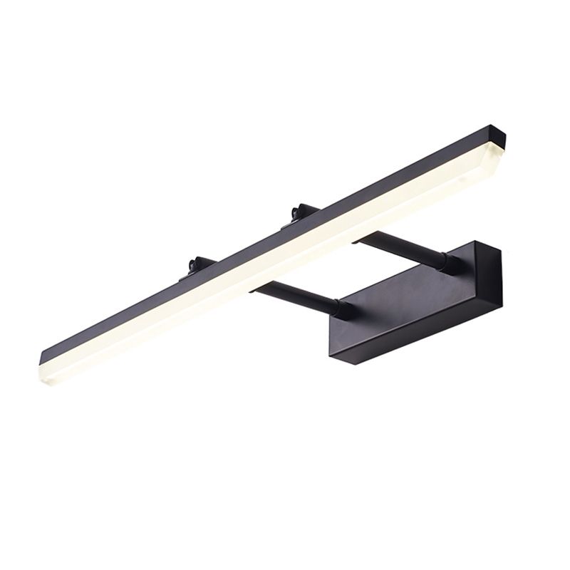 Metal Strip Extendable Wall Lamp Modern Colorful LED Mirror Light for Bathroom