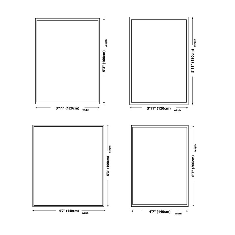 Moderne botanisch gedrukte tapijt polyester gebied Tapijt niet-slip achteruitbreiding binnen tapijt voor woonkamer