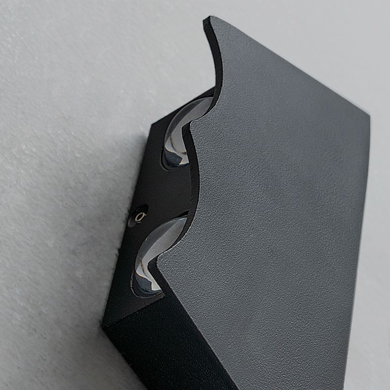 Contemporary Style Geometric Wall Mounted Lamps Metal Multi Lights Wall Washer Sconce