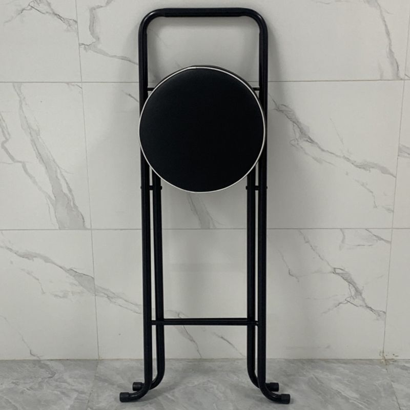 Contemporary Indoor Bar Stools Folding Counter Stool with Metal Legs