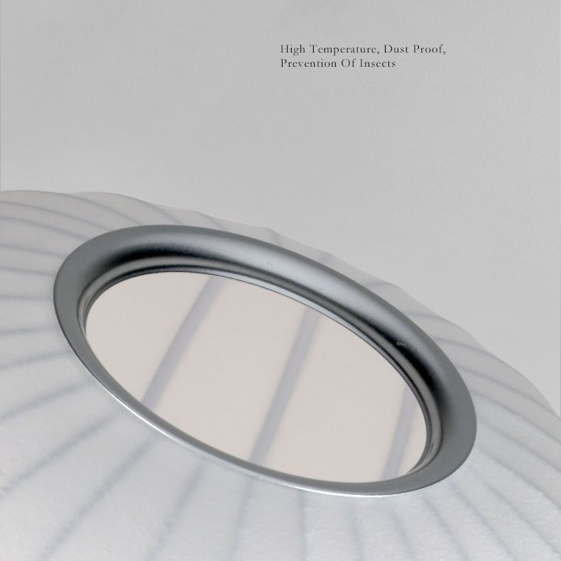 Plafond minimaliste Light Lightern Lantern suspendu avec de l'ombre en tissu