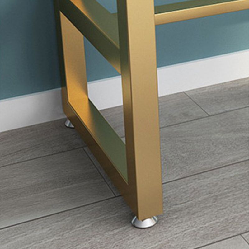 Modern Bar-height Table FauxMarble Top Bistro Bar Table for Patio Use