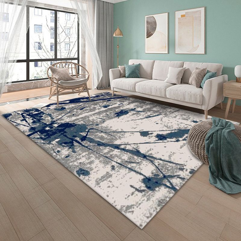 Modern Abstract Patroon Tapijt Polyester Gebied Rug Stain Resistent gebied Rug voor woonkamer