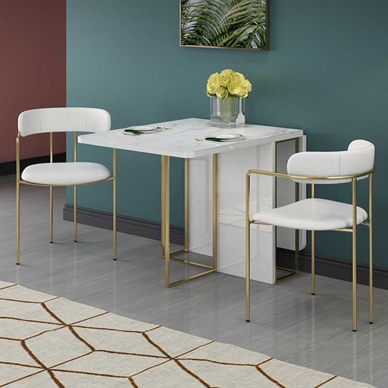 1/2/3/7 pc's moderne eetkamer set met rechthoekige druppel tafel dinette set