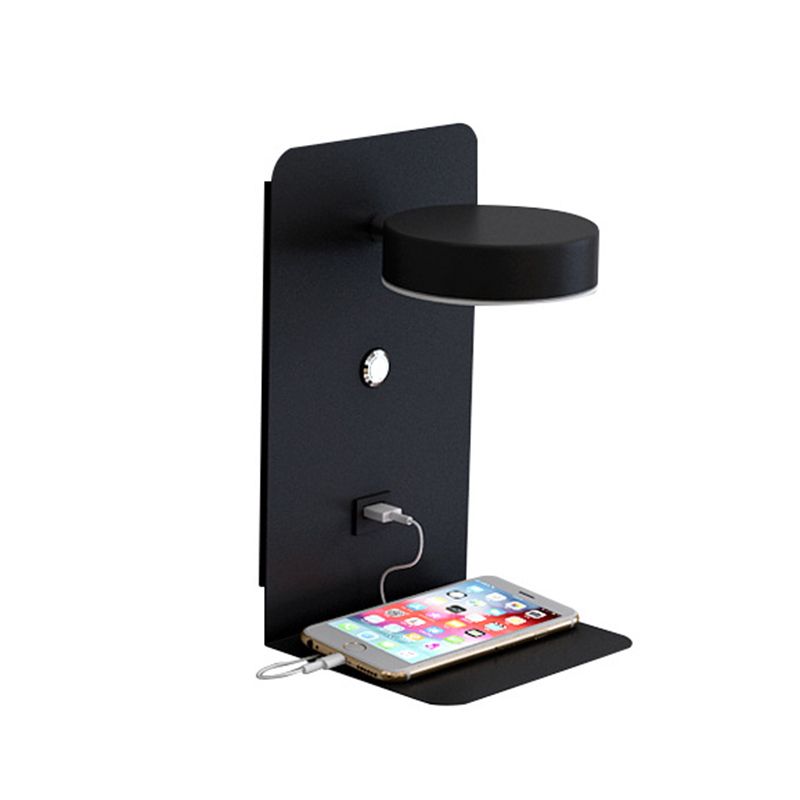 Moderne rotatable LED -Krankenbettlampe USB -Ladeanschluss Design Einfachheit Lichter mit Telefonhalter