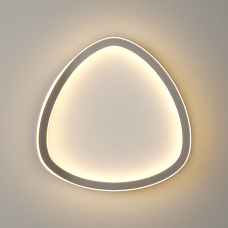 Metal Geometric Shape Wall Mount Lighting Modern 1-Light Wall Mounted Light Fixture