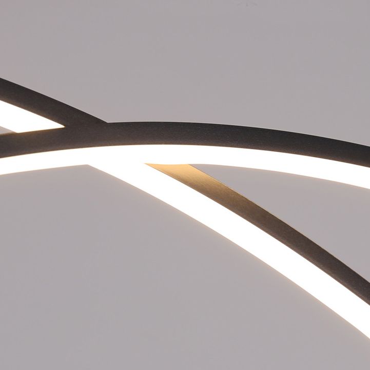 Modern Style Island Hanging Light LED Island Light with Silica Gel Shade for Dining Room