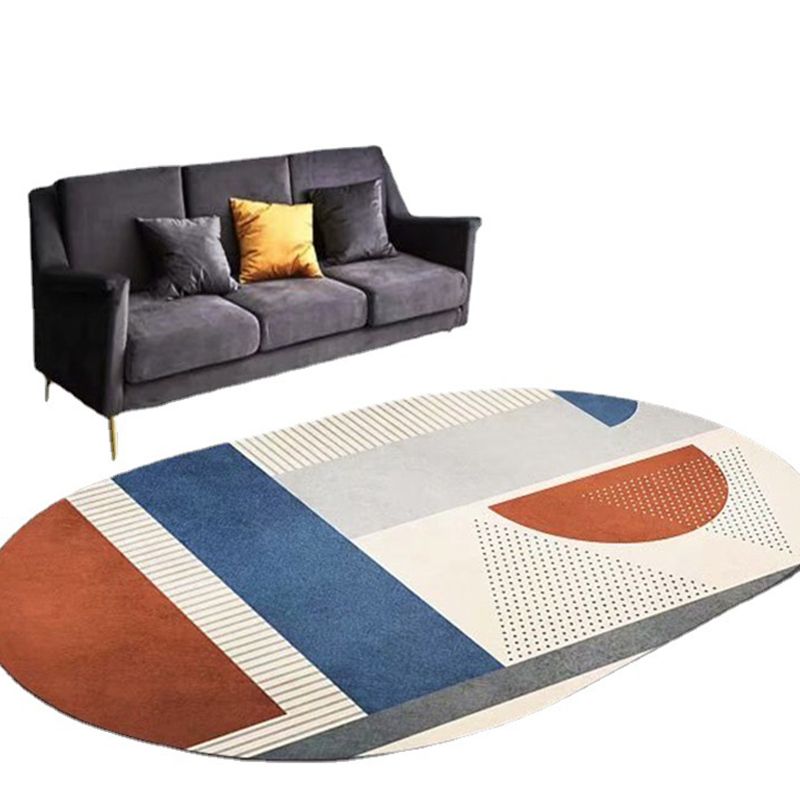 Eigentijds gebied tapijt luxe polyester tapijt vlek resistent gebied tapijt voor woonkamer