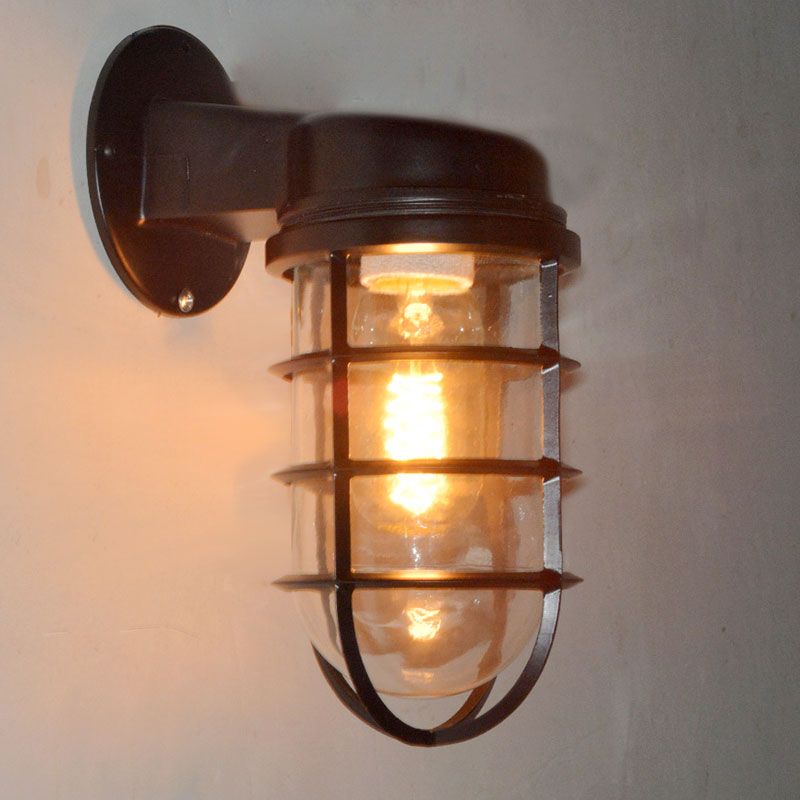 Éclairage de murs en cage en cage industriel Light Light Mur Murd Sconce éclairage pour le restaurant