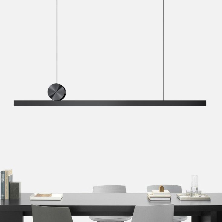 Luce di lusso Nordic Simple Slease LED LED Isola sospesa Luce a ciondolo per sala da pranzo