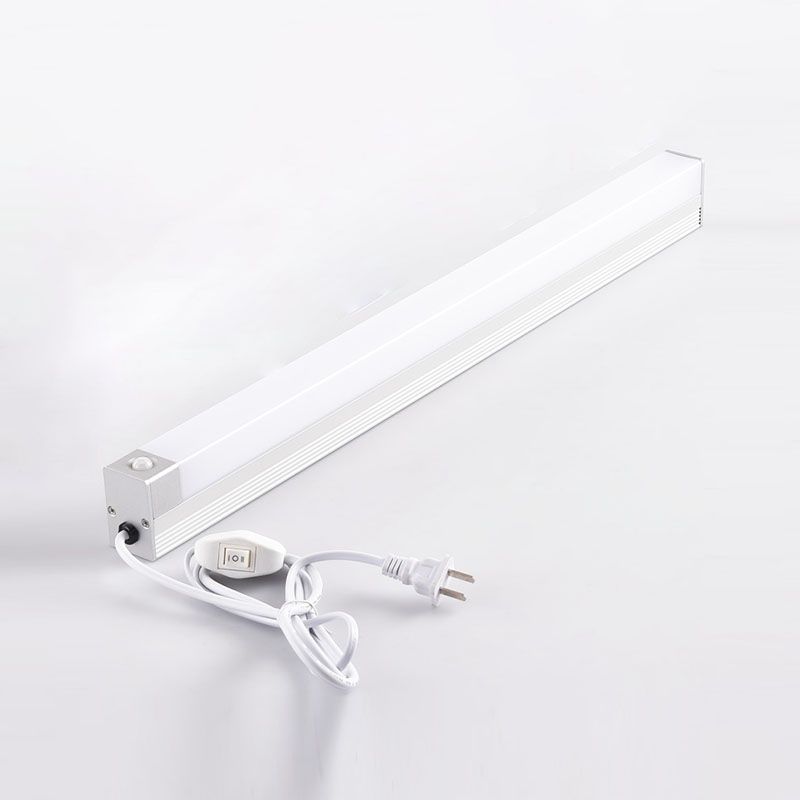 Infrared Sensing Vanity Wall Lamp No-Drilling Modern Bathroom LED Wall Sconce with Plug
