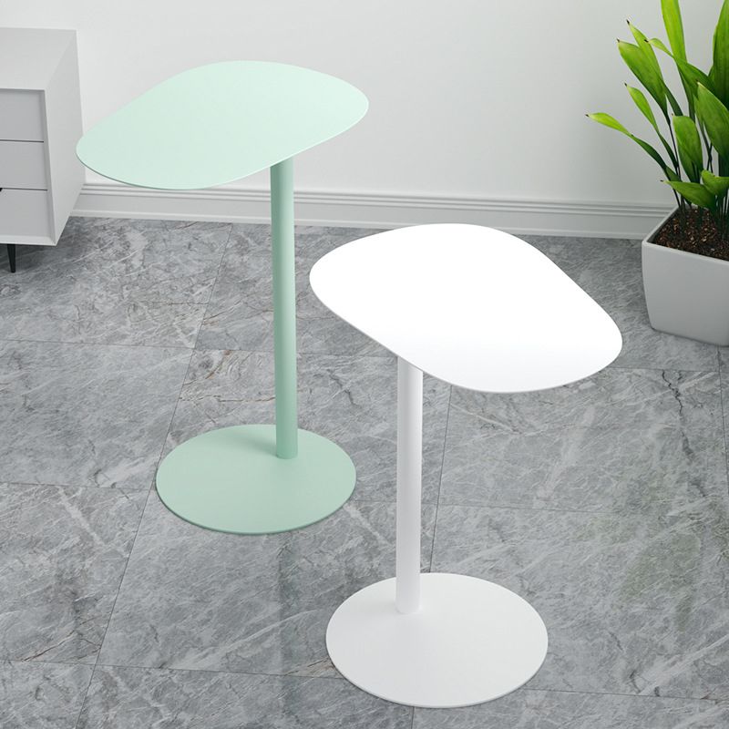 Scandinavian Free-Form Sofa SideTable Metal Pedestal End Table