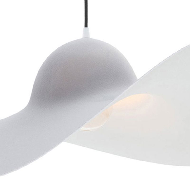 Hat-shaped Hanging Light Modern Pendent Lighting Fixture for Sitting Room