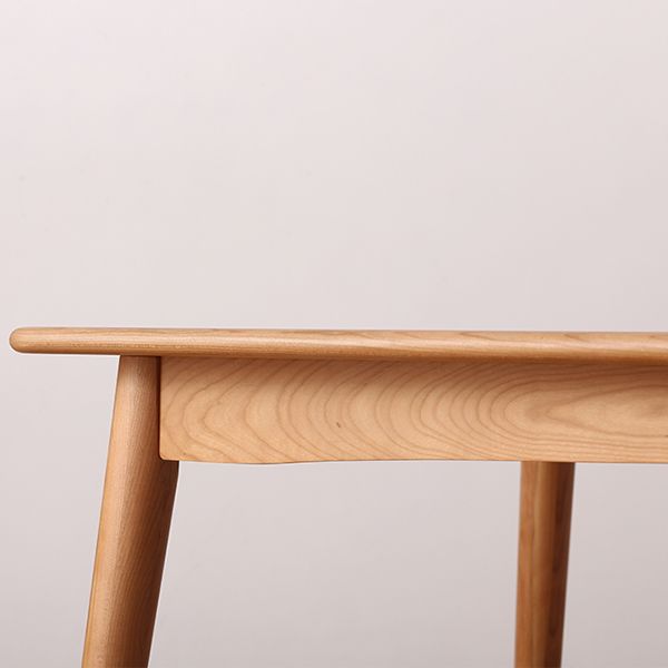 Zeitgenössischer Rechteck Esstisch Massives Holz Tisch mit 4 Bein zum Abendessen in der Küche zu Hause
