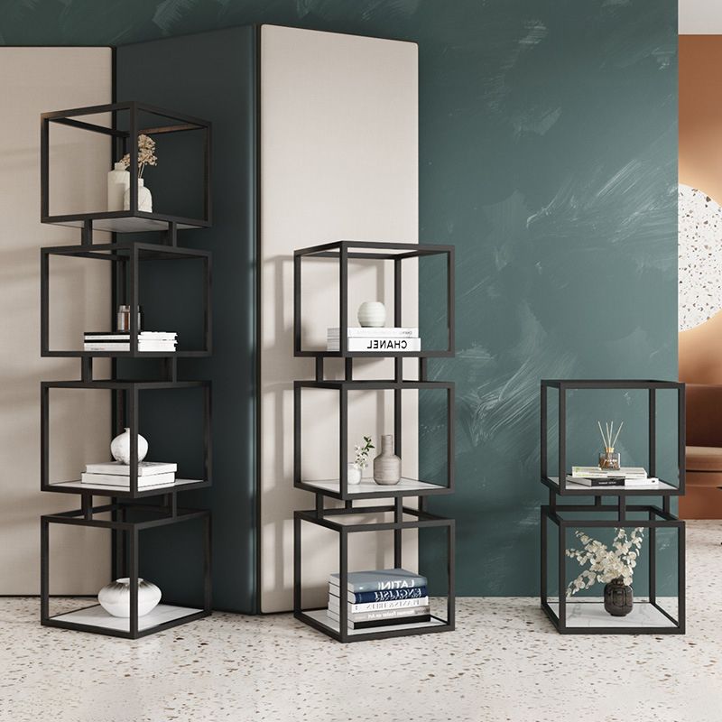 11.81"W Bookshelf Contemporary Style Open Back Bookcase for Home Office