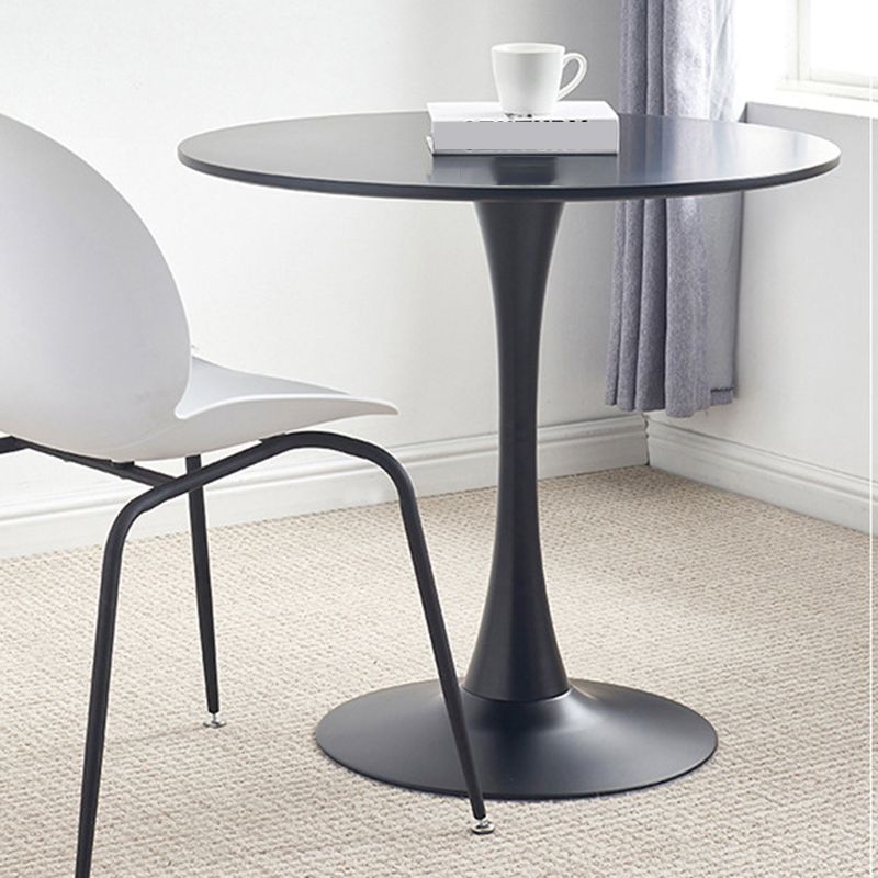 29.13" Tall Contemporary Style Coffee Cocktail Table Pedestal Round Coffee Table