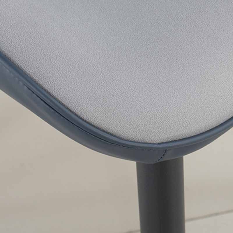 Silla de comedor de metal industrial Sillón de comedor de cuero sintético para uso en restaurantes