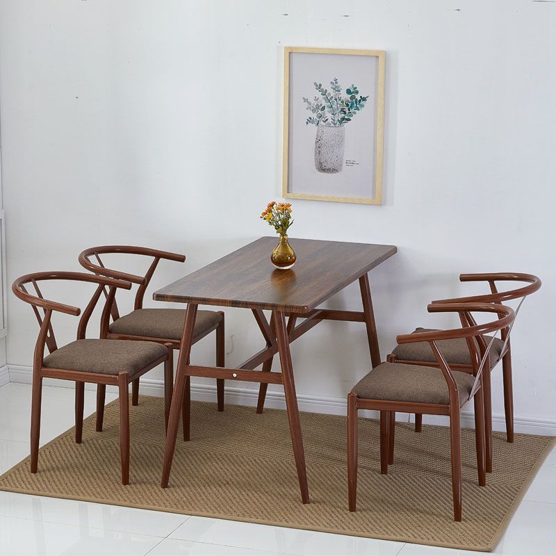 Silla de estilo moderno, silla auxiliar sin brazos con patas de metal para cocina