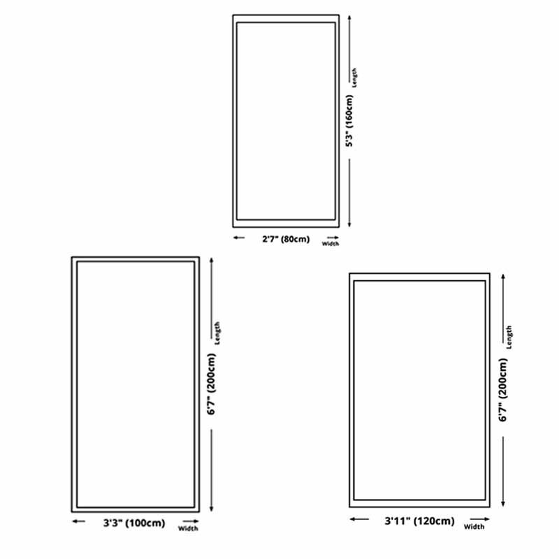 Orange Modern Area Carpet Color Block Polyester Area Rug Easy Care Non-Slip Rug for Bedroom