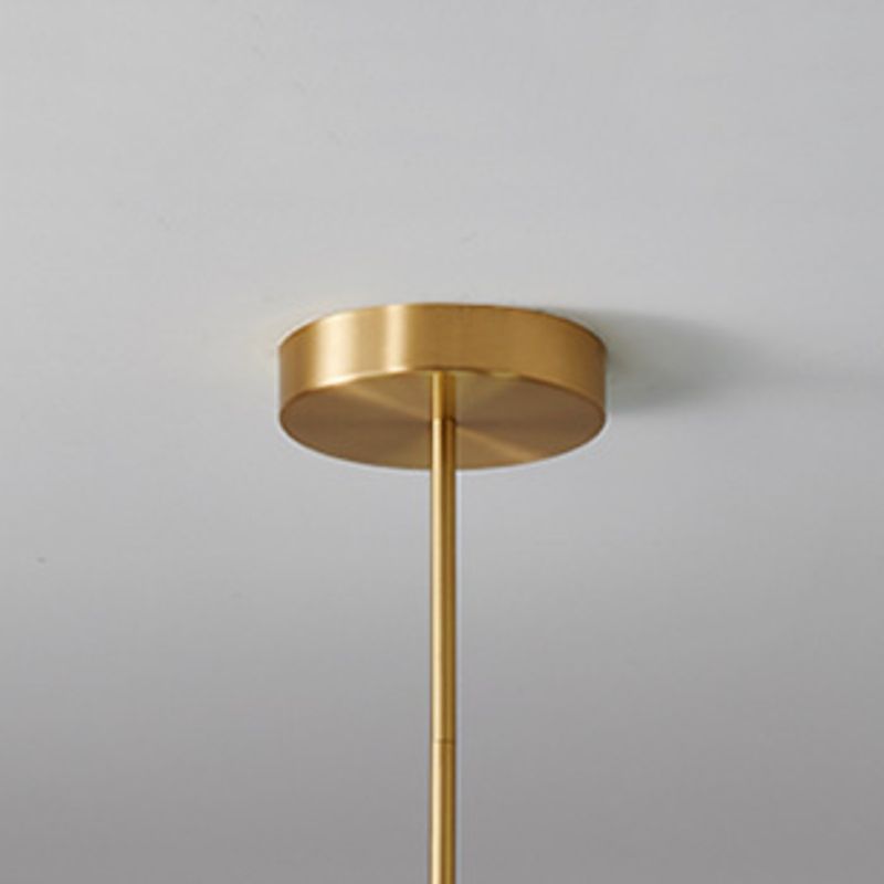 Modern Simple Hanging Lamp Glass Ball Shape Shade Island Light Fixture for Living Room