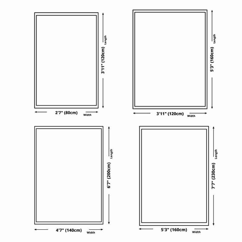 Red Modern Carpet Feather Pattern Polyester Area Rug Stain Resistant Rug for Living Room