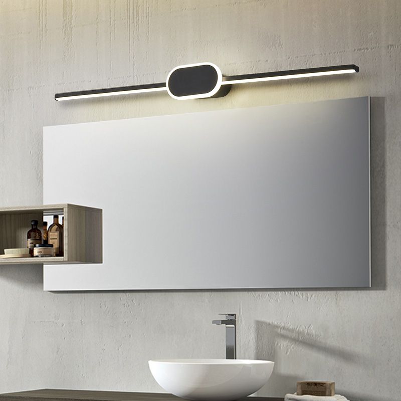 Linear Wall Sconce Lights Modern Metal 1 Light Sconce Light Fixtures with Acrylic Shade