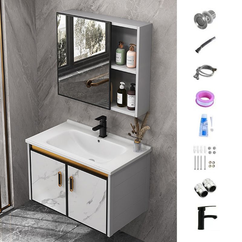 Glam Bathroom Vanity Set Single-Sink Bathroom Vanity for Bathroom