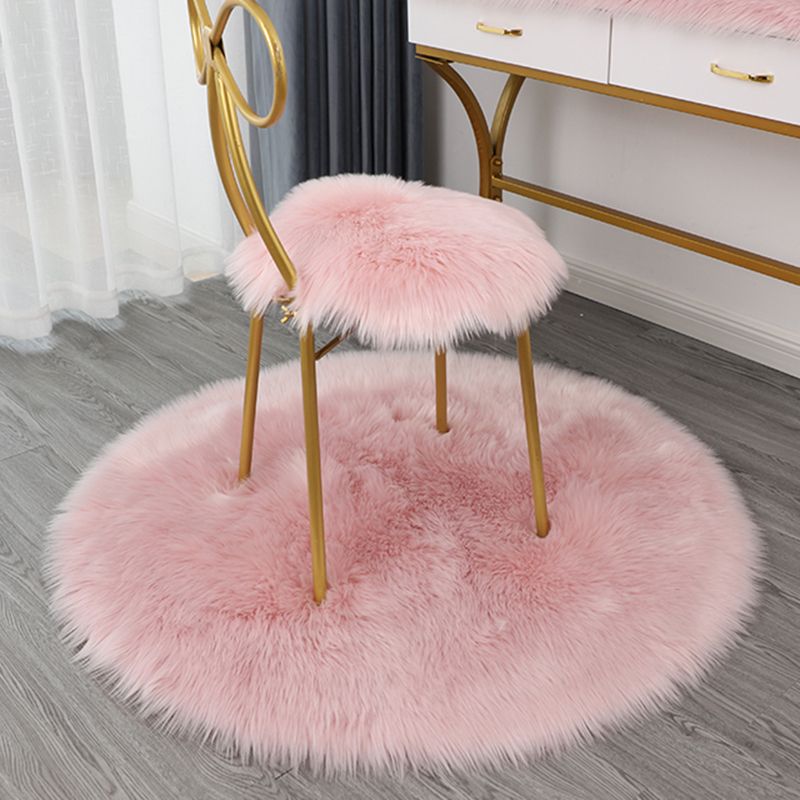 Simplicité tapis rond décontracté