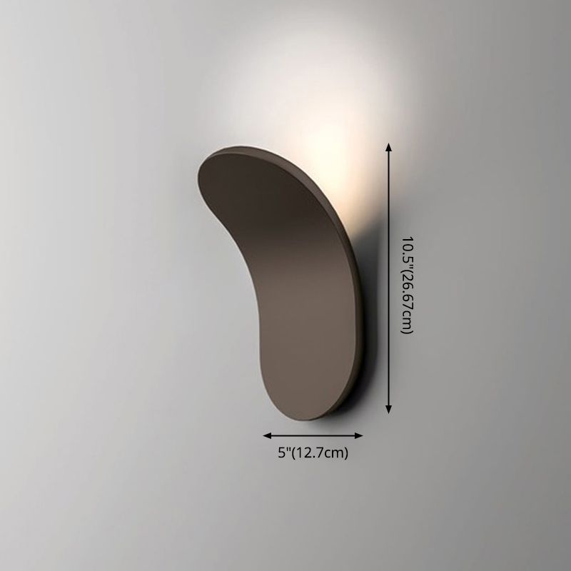 Piegare i dispositivi di illuminazione delle pareti in metallo ovale per le pareti di illuminazione moderna a 1 luci a parete lampade a 1 luci