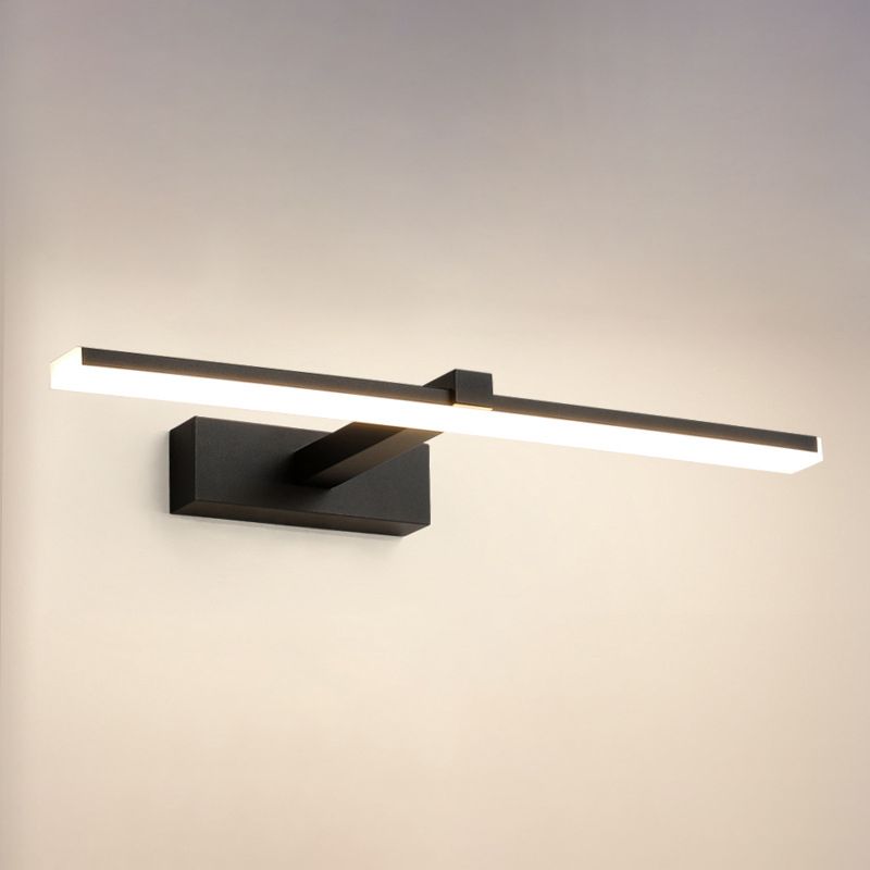 Luci da parete di vanità lineari Vintage Modern Simplicity Simplicity Plastica Prontone per bagno