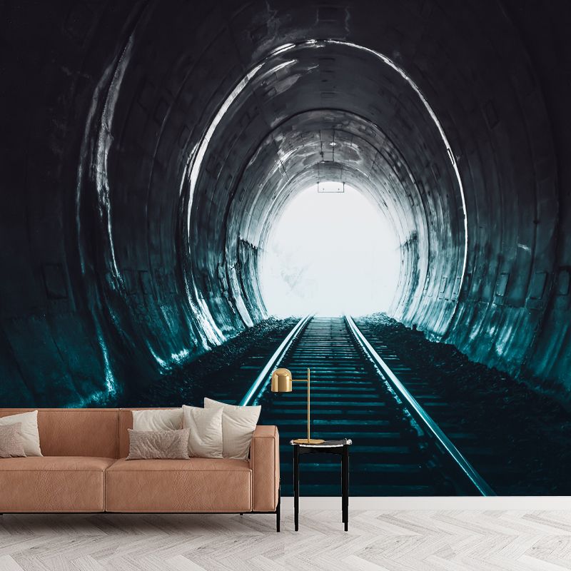 Contemporary Stain Resistant Wall Decor Spatial Extension Mural for Living Room