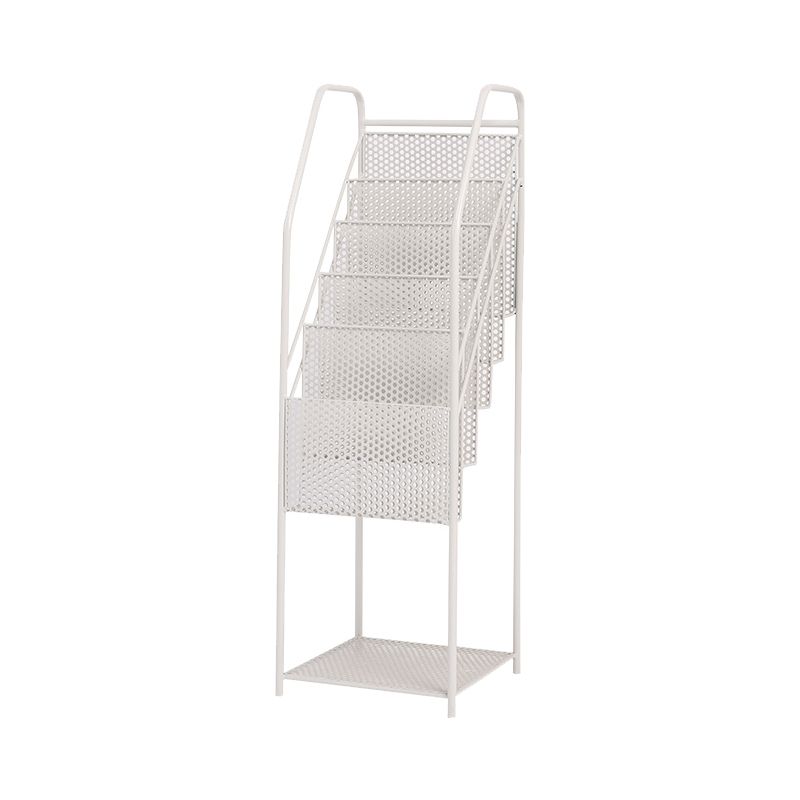 Industrial Closed Back Bookcase Metal Standard Bookshelf with Shelves