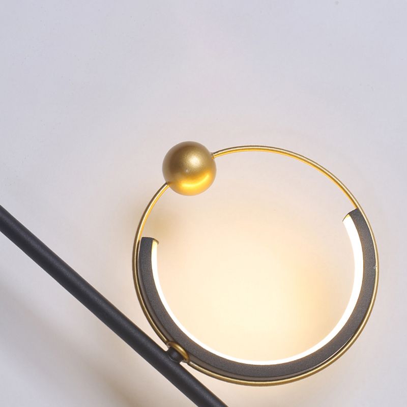 Nordic Style Wall Light Circle Shape LED Wall Lamp with Acrylic Shade for Bedroom