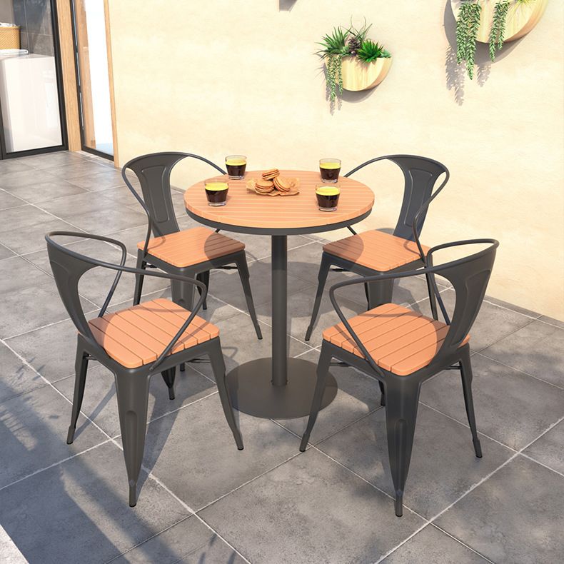 Industrial 1/4/5 Pieces Dining Set Reclaimed Wood Dining Table Set for Patio