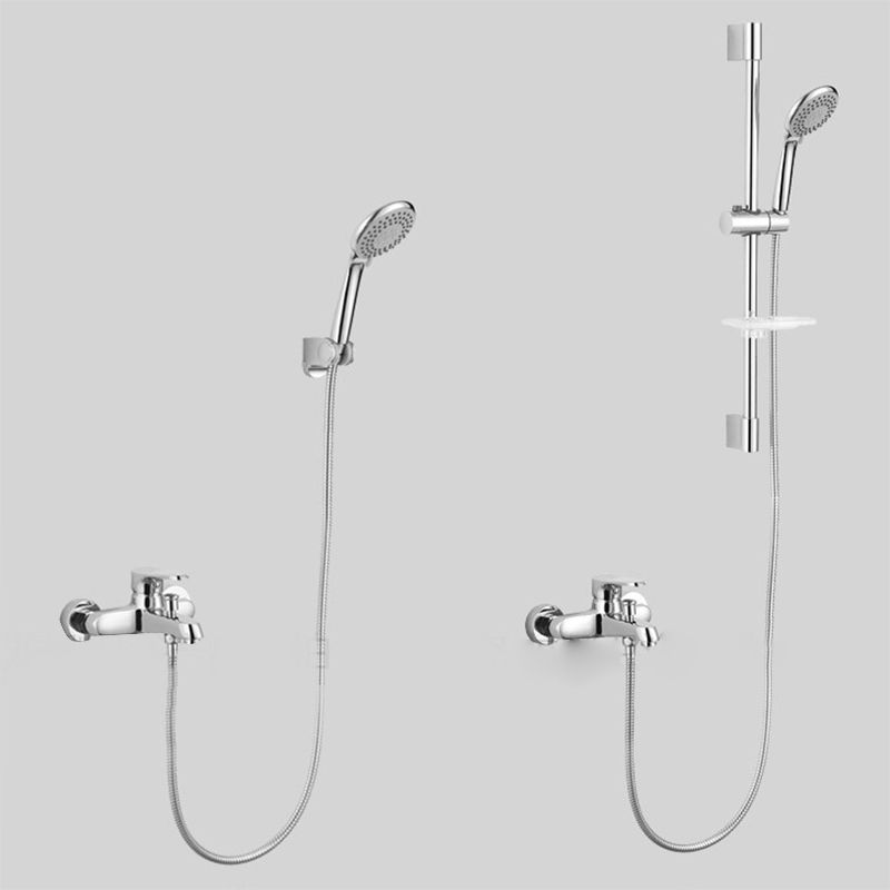 Bathroom Tub Spout Wall Mounted Hand Shower Fixed Bathtub Faucet