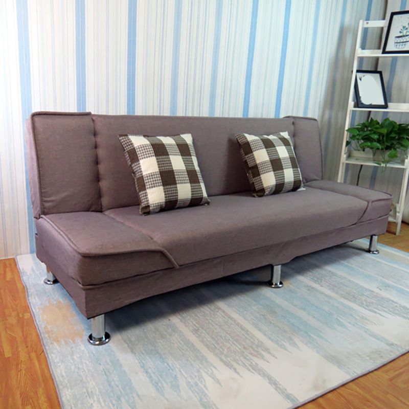 Wäsche Cabrio Sleeper Sofa genähte Kissen Rückenloses armloses Sofa