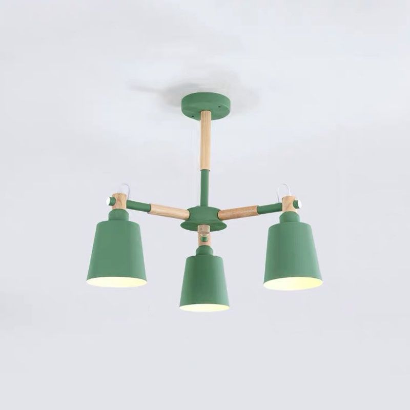 Bell Hanging Pendant Lamp Contemporary Metal 3 Lights Ceiling Pendant Light