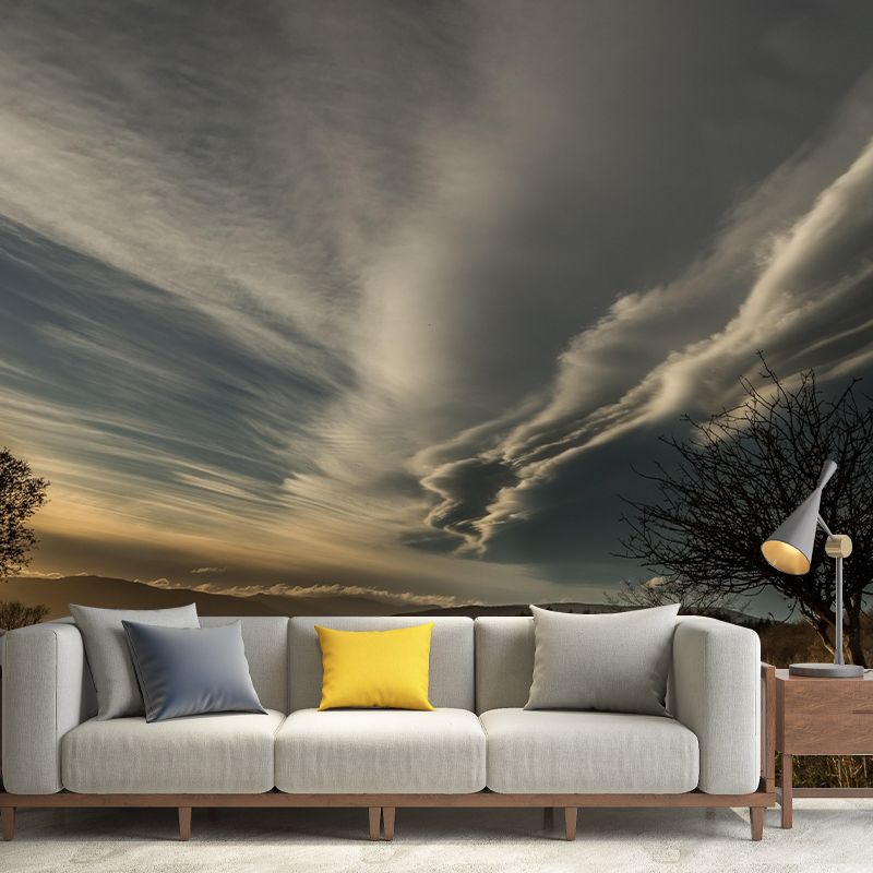 Sky Cloud Customized Sky Wall Mural Mildew Resistant Wallpaper for Wall Decor