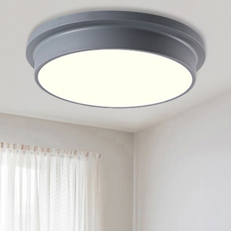 Nordic Macaron Farbige Decke Licht Runde Form Acryl Flushmount Light for Child Bedroom