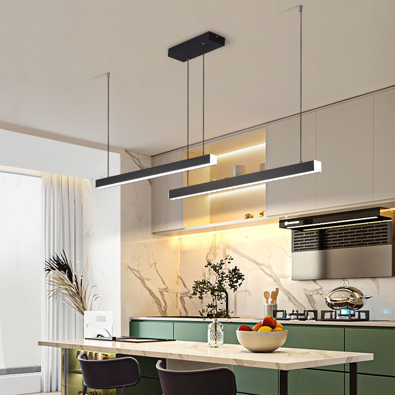 Linear Island Pendant LED New Modern Ceiling Pendant Light for Dining Room