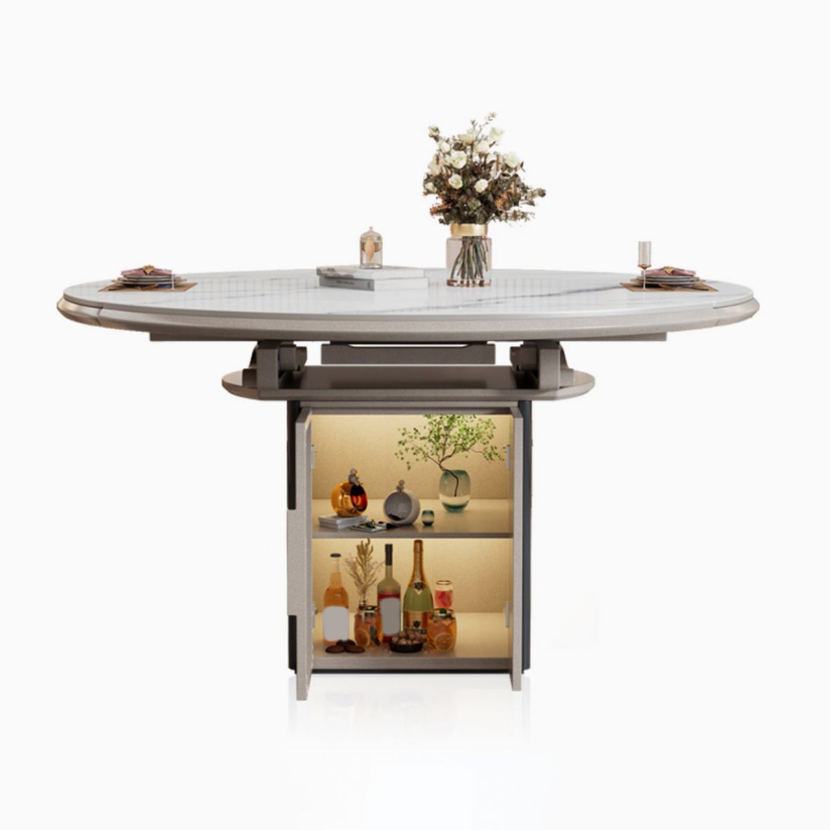 1/7 Piece Contemporary Style Dining Room Furniture Set for Home