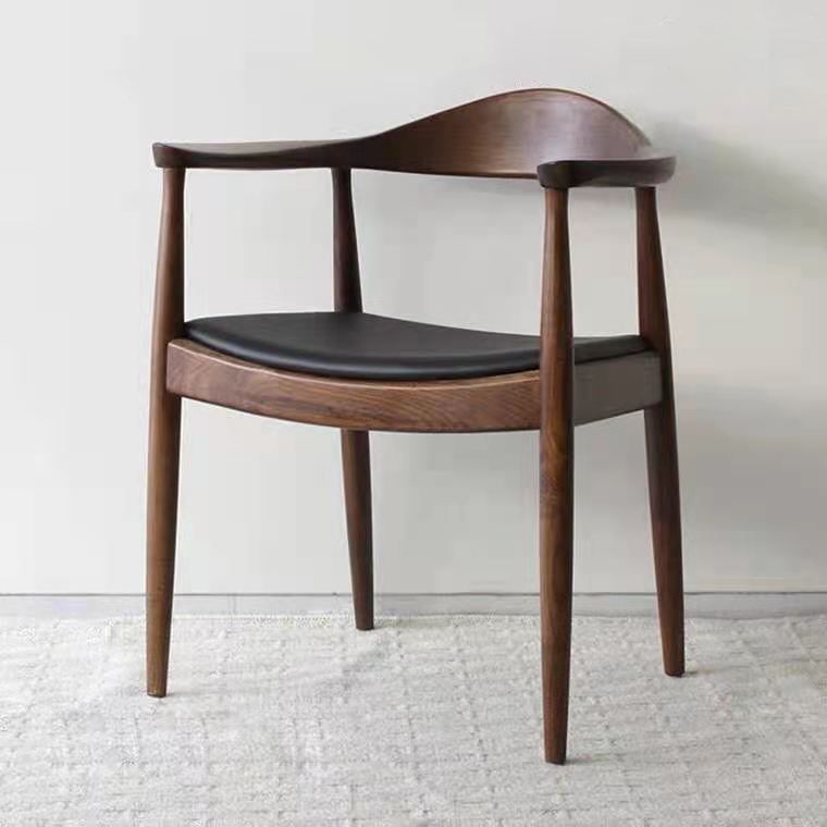 Chaise de salle à manger moderne de 20 pouces de large, avec 4 pieds en bois, pour usage domestique