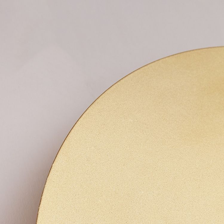 Metal Round Shape Wall Mount Lighting Modern 1-Light Wall Light Fixtures