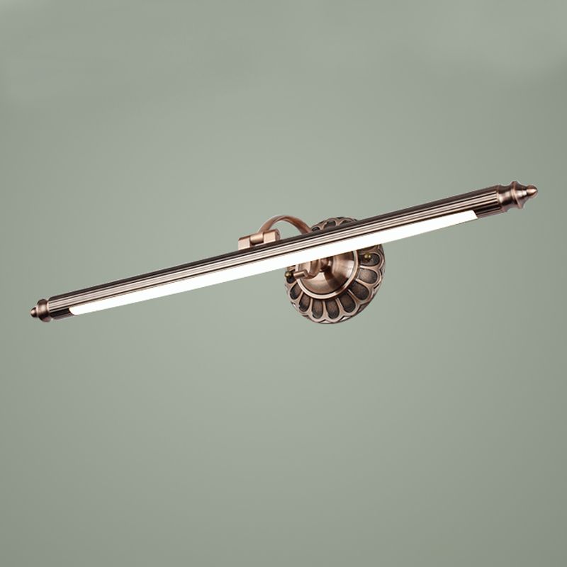 Éclairage de vanité linéaire métal