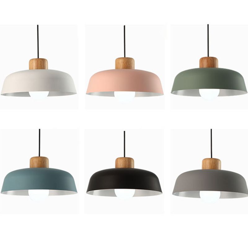 Macaroon Dome Pendant Light Down Light Metal Ceiling Pendant Light for Kitchen